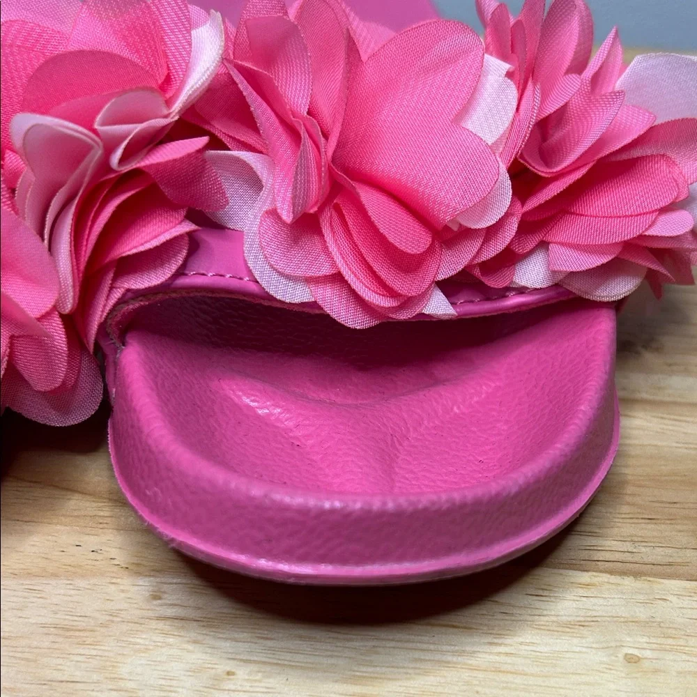 Gymboree Pink Floral Kids Slippers